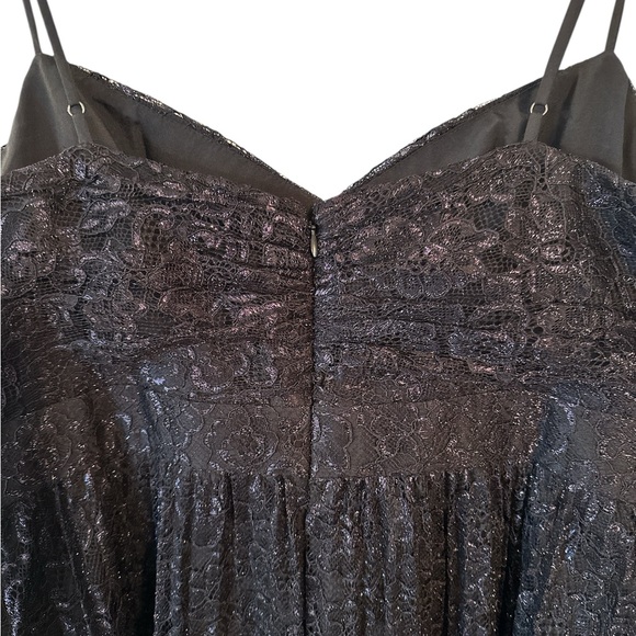 Metallic Lace Pleated Midi Cocktail Party Fancied Frock by J.Crew (NWT) - Picture 8 of 12